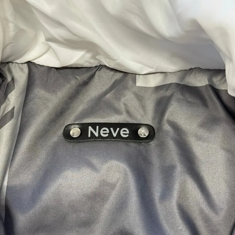 Neve Designs Puffer Ski Mountain Jacket Full Zip White Primaloft Nylon Size XS - Picture 5 of 5